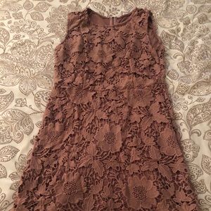 Lace dress. Perfect for a wedding or for a shower.